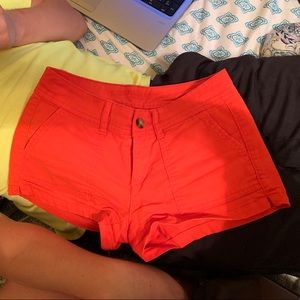 Orange shorts
